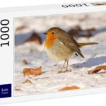 Lais Puzzle Pettirosso Nella Neve 1000 Pezzi 0