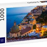 Lais Puzzle Positano Costiera Amalfitana Campania Sorrento Italia Vista Della Citta E Del Mare In Un Tramonto Estivo 1000 Pezzi 0
