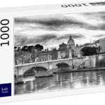 Lais Puzzle Roma Bianco Nero 1000 Pezzi 0