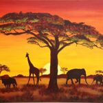 Lais Puzzle Tramonto Con Animali Africani 1000 Pezzi 0 0