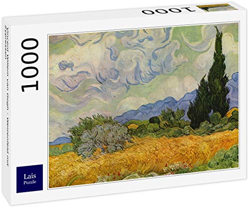 Lais Puzzle Vincent Willem Van Gogh Campo Di Grano Con Cipressi 1000 Pezzi 0