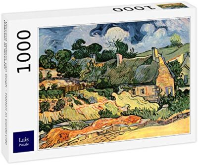 Lais Puzzle Vincent Willem Van Gogh Case A Cordeville Case A Auvers 1000 Pezzi 0