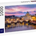 Lais Puzzle Vista Al Tramonto Della Basilica Di San Pietro Roma 1000 Pezzi 0