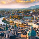 Lais Puzzle Vista Panoramica Della Citta Storica Di Salisburgo Con Il Fiume Salzach In Un Bellissimo Tramonto Salisburgo Austria 1000 Pezzi 0 0