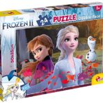 Lisciani Giochi Disney Df Plus Frozen 2 Puzzle Doppia Faccia Multicolore 24 Pezzi 81295 0