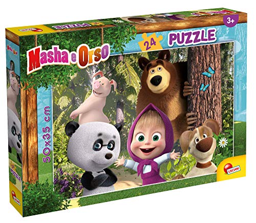Lisciani Giochi Masha Puzzle Plus 24 Diventiamo Amicipuzzle Per Bambini Multicolore 86078 0