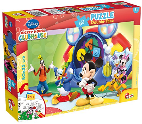 Lisciani Giochi Mickey Mouse Disney Puzzle Doppia Faccia 60 Pezzi Multicolore 47895 0