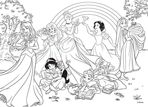 Lisciani Giochi Tit 2 Disney Puzzle Df Supermaxi 108 Princess Rainbow World Multicolore 74181 0 1