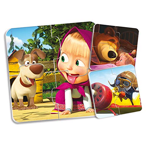 LISCIANI - Gioco Educativo Masha E Orso - Baby Puzzle O Baby Logic Per Bambini 1-4 Anni (Modello Casuale) - 6