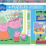 Peppa Pig Progressivo Puzzle 6 9 12 16 Pezzi Educa Borras 15918 0