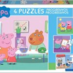 Peppa Pig Puzzle Progressive 12 16 20 25 Pezzi 0
