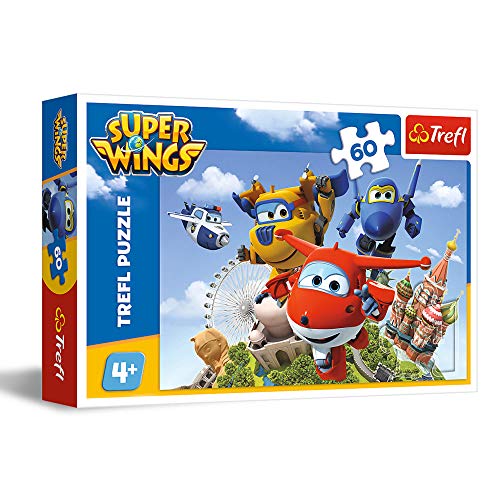 Puzzle 60 Super Wings Lot Dookola Swiata 0