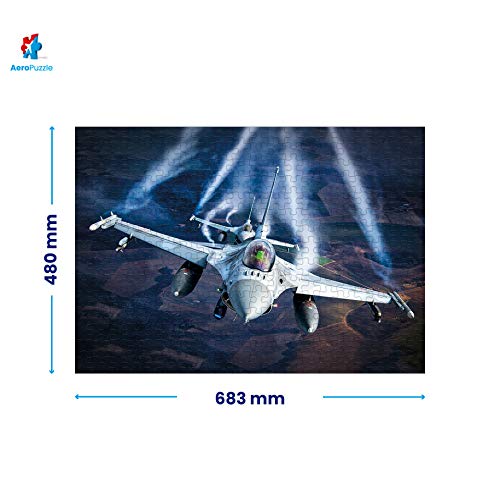 Puzzle Da 1000 Pezzi Puzzle A Forma Di Aereo 1000 Pezzi Originali Aereo F 16 Baltic Air Policing Scatola Da 1000 Pezzi Per Adulti E Bambini 0 2
