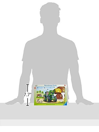 Ravensburger 06044 Puzzle A Quadro Trattore Della Fattoria 15 Pezzi 0 0