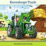 Ravensburger 06044 Puzzle A Quadro Trattore Della Fattoria 15 Pezzi 0