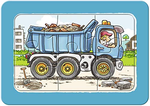 Ravensburger 06573 My First Puzzle 3x6 Pezzi Scavatrice Trattore E Camion 0 3