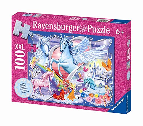 Ravensburger 13928 Gli Unicorni Piu Belli Puzzle Con Brillantini Da 100 Pezzi Xxl 0