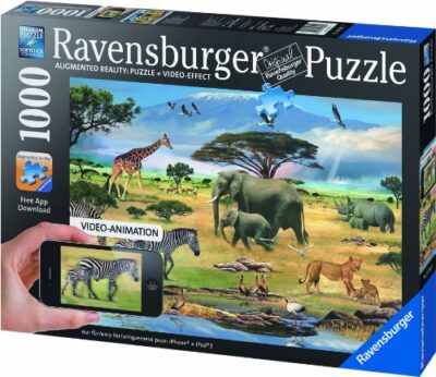 Ravensburger 19305 Animali Della Savana Puzzle Augmented Reality 1000 Pezzi 0 1