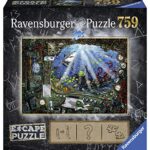 Ravensburger 199594 Escape Puzzle Per Adulti Il Sommergibile 759 Pezzi Dimensioni Finali 70x50 Cm 0