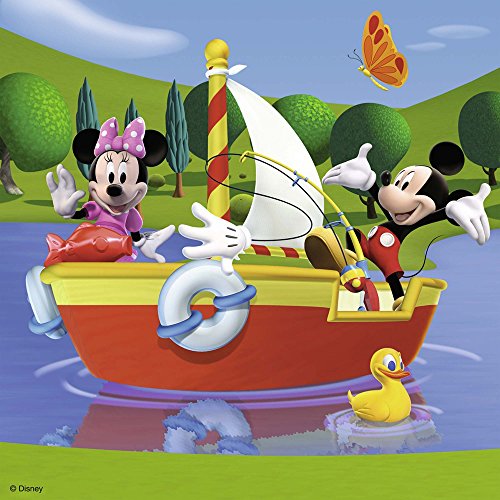 Ravensburger 92475 Tutti Amano Topolino Puzzle 3x49 Pezzi 0 2