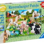Ravensburger Animal Club Puzzle 2x24 Pezzi 7830 0