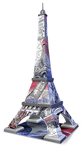 Ravensburger Italy Puzzle 3d Eiffel Tower Edizione Bandiera 216 Pezzi 12580 0 0