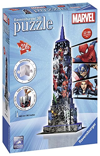 Ravensburger Italy Puzzle 3d Empire State Building Avengers 12517 3 0 0