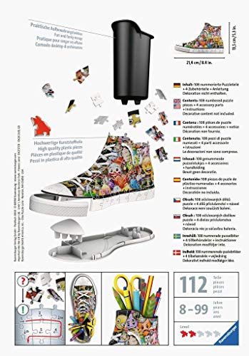 Ravensburger Italy Puzzle 3d Sneaker Portapenne Emoji 108 Pezzi 11218 0 0