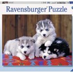 Ravensburger Italy Puzzle Tre Cuccioli Di Husky Multicolore 200 Pezzi 12823 0