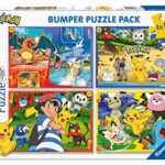 Ravensburger Italy Quattro Puzzle Dei Pokemon Multicolore 4x100 Pezzi 06929 3 0
