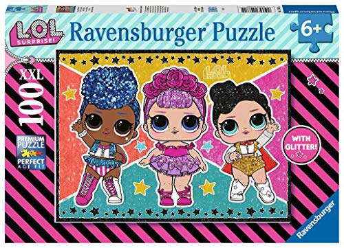 Ravensburger Lol Glitter Puzzle Per Bambini Multicolore 100 Pezzi 12881 0