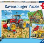 Ravensburger Mezzi Di Lavoro Puzzle 3x49 Pezzi 0