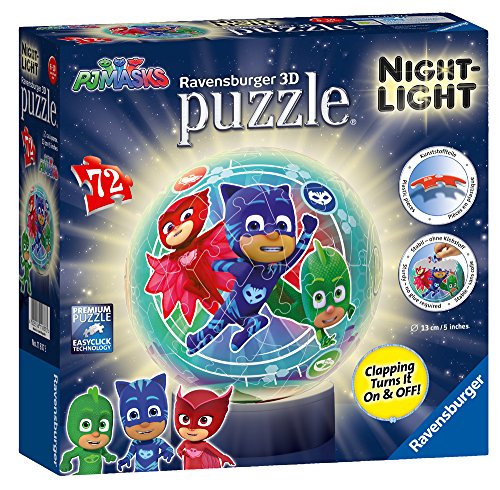 Ravensburger Pj Masks Puzzle 3d Da 72 Pezzi 11837 0