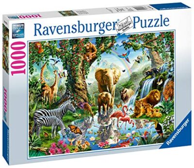 Ravensburger Puzzle 1000 Pezzi Animali Della Giungla Collezione Fantasy Puzzle Animali Puzzle Per Adulti Puzzle Ravensburger Stampa Di Ottima Qualita 0 0