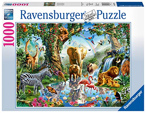 Ravensburger Puzzle 1000 Pezzi Animali Della Giungla Collezione Fantasy Puzzle Animali Puzzle Per Adulti Puzzle Ravensburger Stampa Di Ottima Qualita 0