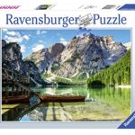 Ravensburger Puzzle 1000 Pezzi Lago Di Braies Dolomiti Puzzle Per Adulti Linea Foto Paesaggi Relax Stampa Di Alta Qualita Dimensioni 70x50 Cm 0