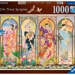 Ravensburger Puzzle 1000 Pezzi Le Quattro Stagioni Puzzle Giappone Jigsaw Puzzle Per Adulti Puzzle Ravensburger Stampa Di Alta Qualita 0