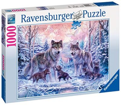 Ravensburger Puzzle 1000 Pezzi Lupi Artici Puzzle Animali Jigsaw Puzzle Per Adulti Puzzle Ravensburger Stampa Di Ottima Qualita 0 0