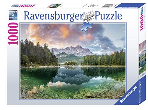 Ravensburger Puzzle 1000 Pezzi Paesaggio Di Montagna Con Lago Puzzle Per Adulti Linea Foto Paesaggi Relax Stampa Di Alta Qualita Dimensioni 70x50 Cm 0