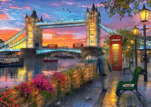 Ravensburger Puzzle 1000 Pezzi Tower Bridge Al Tramonto Collezione Paesaggi Foto Puzzle Londra Puzzle Per Adulti Rompicapo Ravensburger Stampa Di Ottima Qualita 0 0