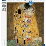 Ravensburger Puzzle 1500 Pezzi Dimensioni Puzzle 80x60 Cm Collezione Arte Puzzles Da Adulti Dipinti Quadri Famosi Puzzle Art Collection Museum Il Bacio Di Klimt 0