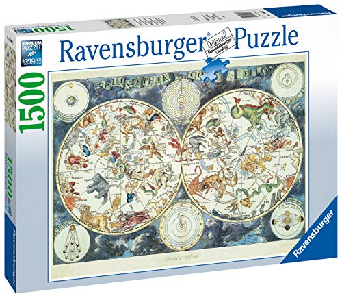 Ravensburger Puzzle 1500 Pezzi Mappa Del Mondo Di Animali Fantastici Puzzles Per Adulti Dimensioni Puzzle 80x60 Cm Relax Stampa Di Alta Qualita Rompicapo Logica 0 0