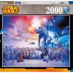 Ravensburger Puzzle 2000 Pezzi Luniverso Espanso Di Guerre Stellari Collezione Star Wars Jigsaw Puzzle Per Adulti Puzzles Ravensburger Stampa Di Alta Qualita Dimensione Puzzle 98x75cm 0