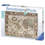 Ravensburger Puzzle 2000 Pezzi Mappamondo 1650 Collezione Carte E Mappe Jigsaw Puzzle Per Adulti Puzzles Ravensburger Stampa Di Alta Qualita Dimensione Puzzle 98x75cm 0
