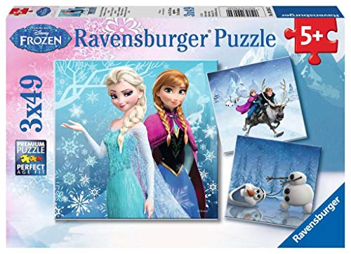 Ravensburger Puzzle Frozen Puzzle 3 X 49 Pezzi Puzzle Per Bambini Puzzle Frozen Eta Consigliata 5 Anni 0