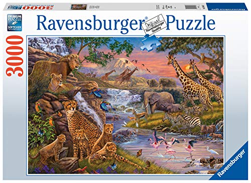 Ravensburger Puzzle Il Regno Animale Puzzle 3000 Pz Illustrazioni Puzzle Per Adulti 0 0