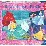 Ravensburger Puzzle Le Avventure Delle Principesse Disney Puzzle 3 X 49 Pezzi Puzzle Per Bambini Puzzle Principesse Disney Eta Consigliata 5 Anni 0