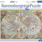 Ravensburger Puzzle Mappa Mappamondo Storico Puzzle 1500 Pezzi Relax Puzzles Da Adulti Dimensione 80x60 Cm Stampa Di Alta Qualita Cartina 0