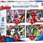 Ravensburger Puzzle Marvel Avengers 4 Puzzle In A Box 12 16 20 24 Pezzi Puzzle Per Bambini Puzzle Marvel Eta Consigliata 3 Anni 0
