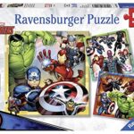 Ravensburger Puzzle Marvel Avengers Puzzle 3 X 49 Pezzi Puzzle Per Bambini Puzzle Marvel Eta Consigliata 5 Anni 0
